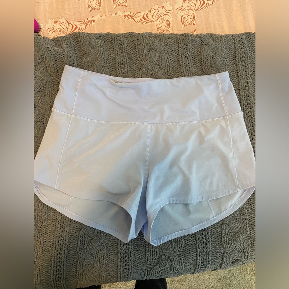 Blue Lululemon shorts